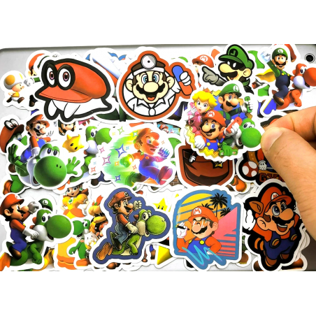 Stickers Calcomanias Super Mario Pack Unidades