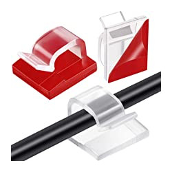 Organizador cables con adhesivo 50 unidades Organizador cables con adhesivo 50 unidades