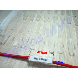 Marquillas plásticas Para Cables y fibra óptica