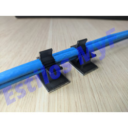 Organizador cables con adhesivo 10 unidades