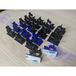 Organizador cables con adhesivo 10 unidades