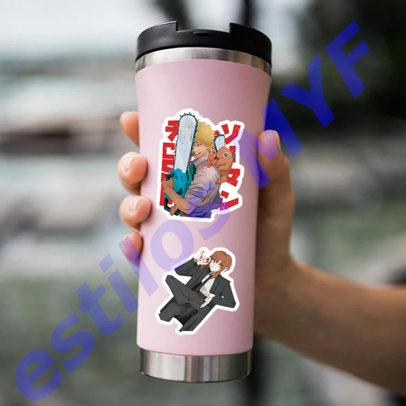 Stickers Calcomanías Chainsaw Man Pack 50 Unidades Geek