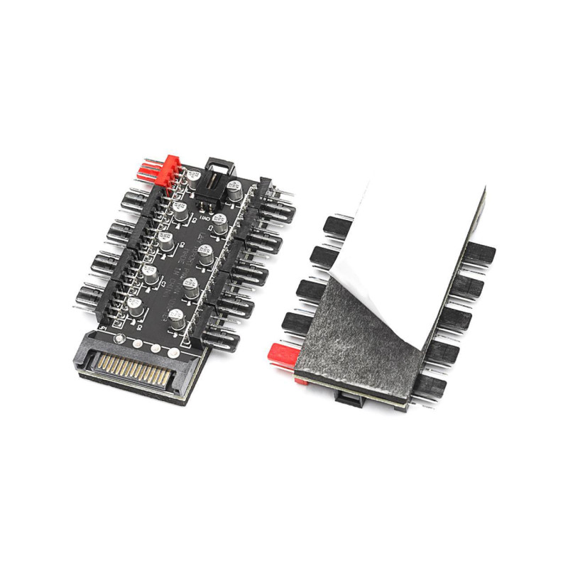 Hub Controladora splitter PWM Para Ventilador Pc 10 Salidas Hub Controladora splitter PWM Para Ventilador Pc 10 Salidas