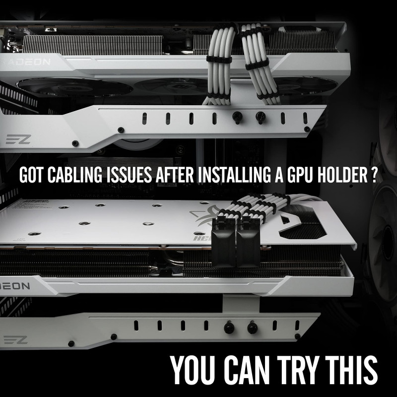 Conector adaptador Fuente Gpu 180 Grados Pcie 8 Pines