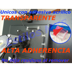 Organizador cables con adhesivo 50 unidades Organizador cables con adhesivo 50 unidades