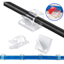 Clips Organizador De Cables Con Adhesivo 20 unidades Clips Organizador De Cables Con Adhesivo 20 unidades