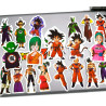 Stickers Calcomanias Dragon Ball Pack 50 Unidades