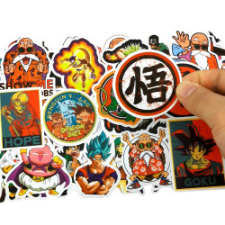 Stickers Calcomanias Dragon Ball Pack 50 Unidades