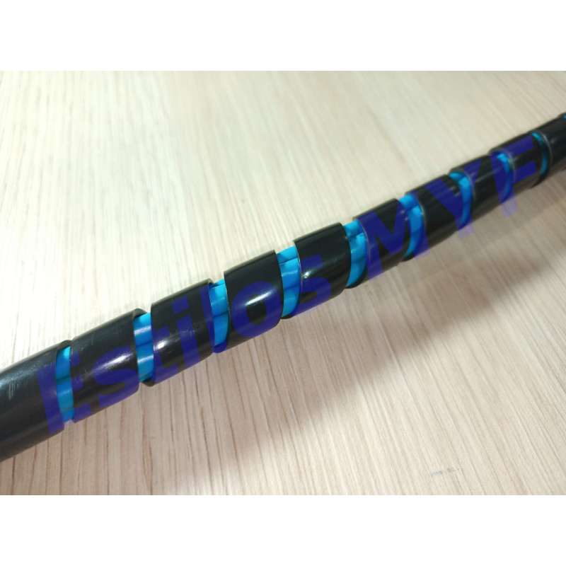 Espiral Plastico Cables Protector Organizador 1/2" 2 Metros
