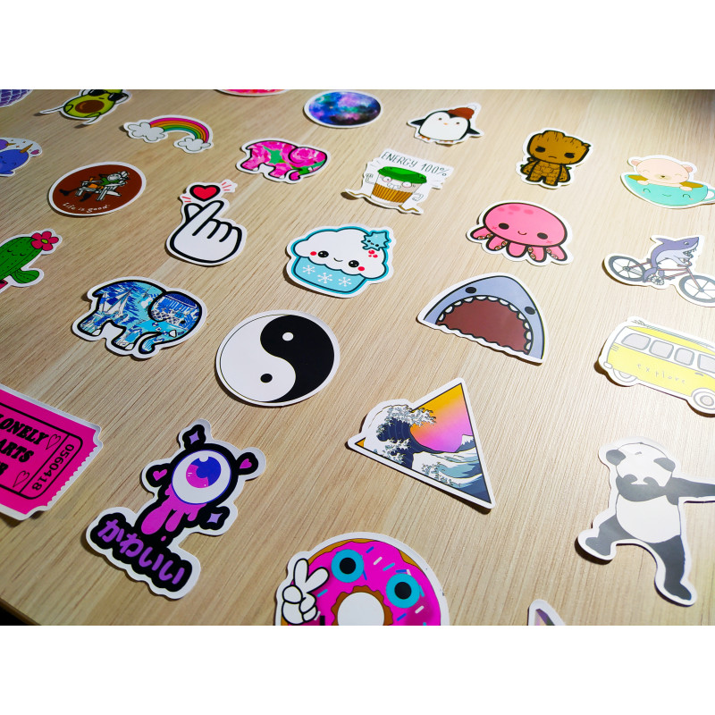 Stickers Calcomanias Cool Girl Pack 50 Unidades, Niñas