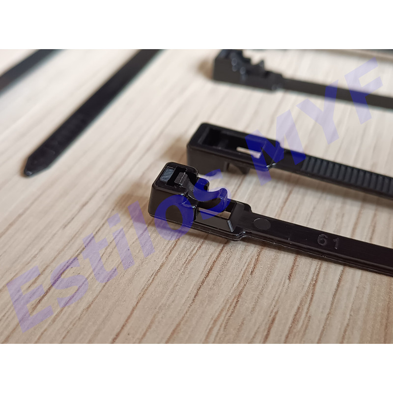 Amarre Organizador Plástico Reutilizable 25 cm X 20 Und