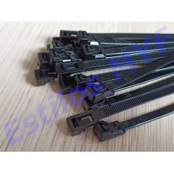 Amarre Organizador Plástico Reutilizable 25 cm X 20 Und