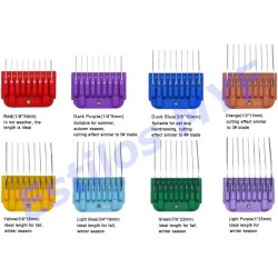 kit Guías Metalicas Peluquería Canina 8 und con estuche