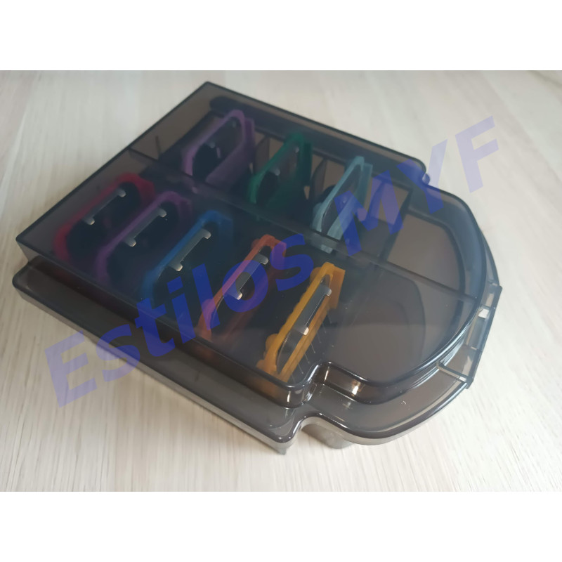 kit Guías Metalicas Peluquería Canina 8 und con estuche