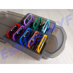 kit Guías Metalicas Peluquería Canina 8 und con estuche