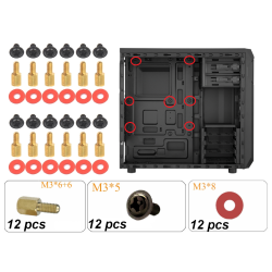 Kit Tornillos Riser Standoff Para Placa Base, Board Atx