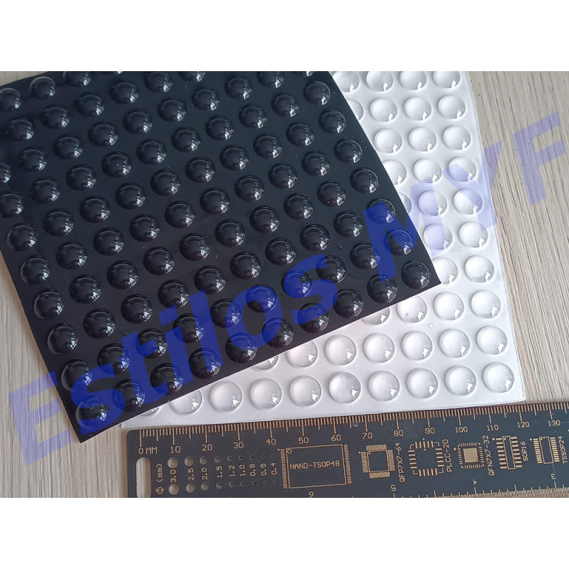 Tope Goma Protector Autoadhesivo Antideslizante X 100 und