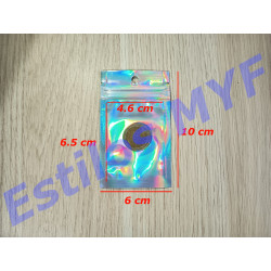 Bolsa 6x10 Cierre Hermetico Metalizada reutilizable