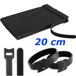 Cintas Velcro Correas Organizador de cables larga 20cm 50 und