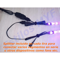 Tira Led Argb Direccionable, 3 Pines 5v Para Pc
