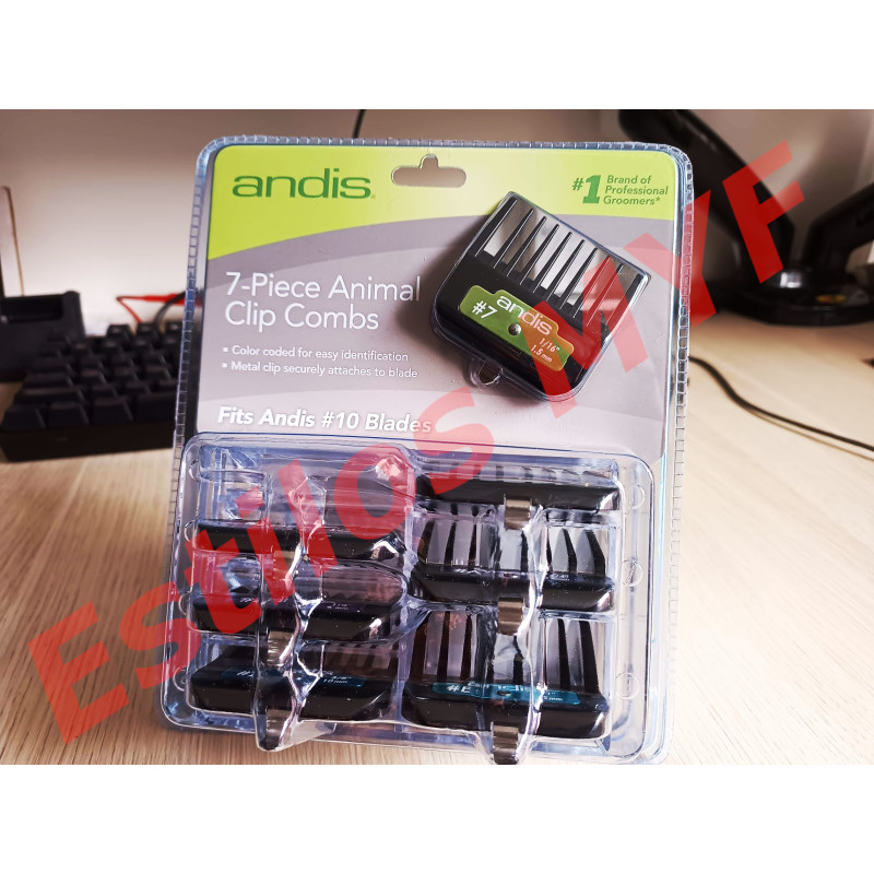 kit Guías ANDIS Peluquería Canina 7 und con estuche