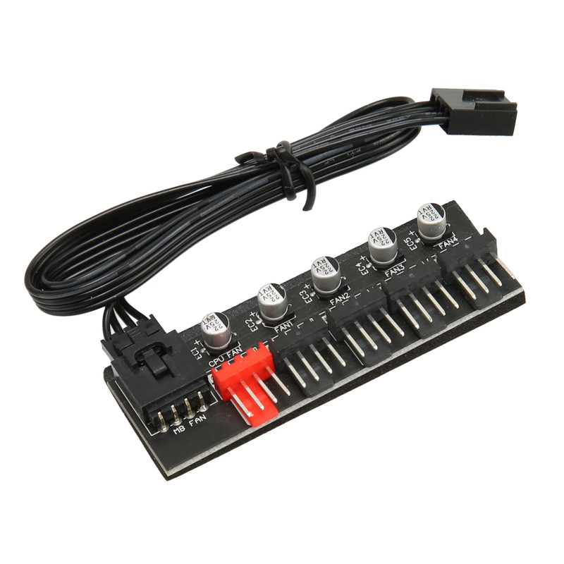 Hub Controladora splitter PWM Para Ventilador 5 Salidas