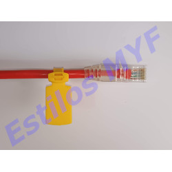 Marquillas Plasticas Reforzadas Organizador Cables X 20 Piezas