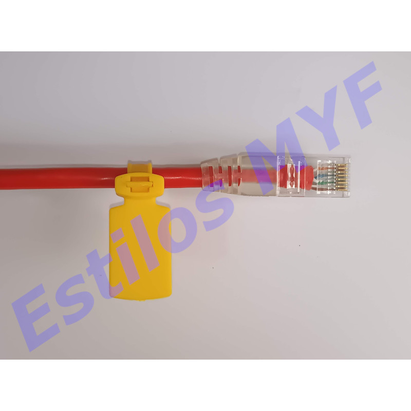 Marquillas Plasticas Reforzadas Organizador Cables X 20 Piezas