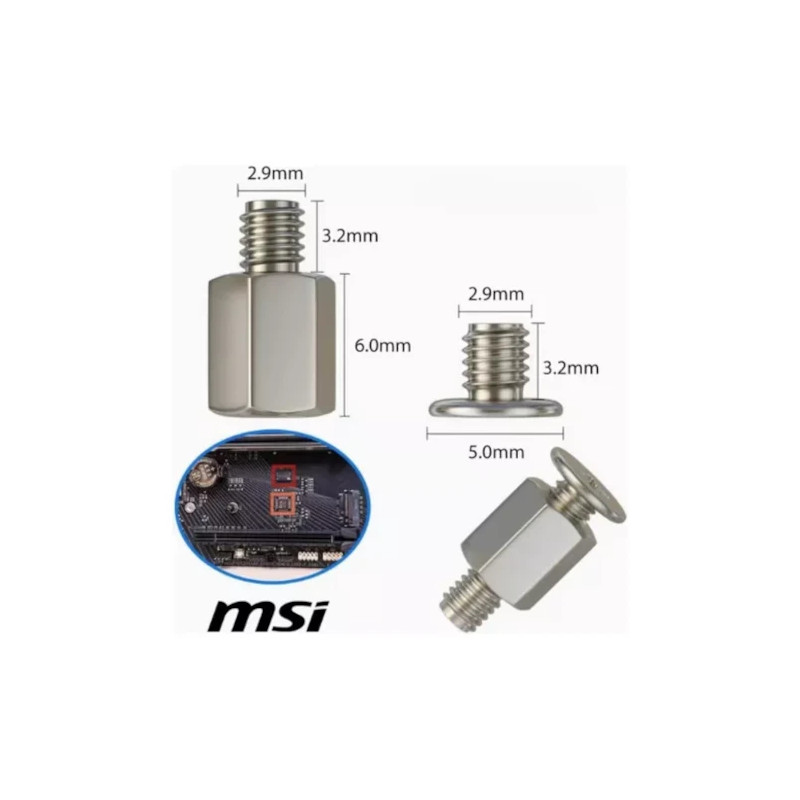 Tornillo M2 Kit De Montaje Para Disco Nvme Ssd X 3 Pcs