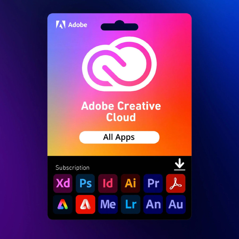 Adobe Creative Cloud 1 MES - Todas las apps
