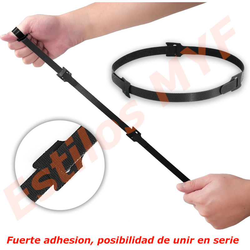 Cintas Velcro Correas Organizador de cables larga 20cm 50 und