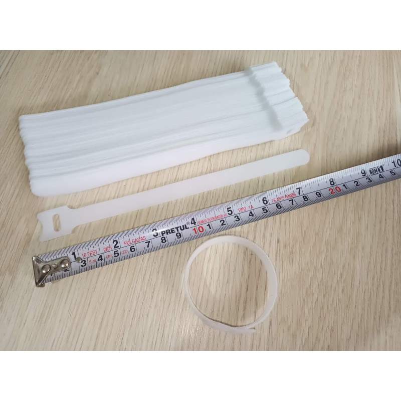 Cintas Velcro Correas Organizador de cables larga 20cm 50 und