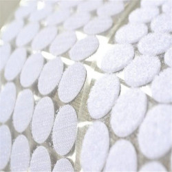 Circulos Velcro Adhesivo 2.5cm 12 Pares blanco