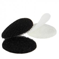 Circulos Velcro Adhesivo 2.5cm 12 Pares blanco