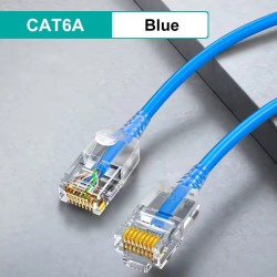 Patch cord Cat 6A ultra fino alta velocidad 3 metros 10G