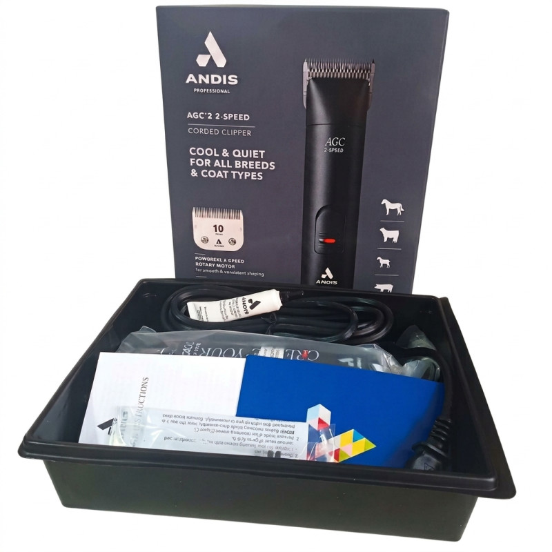 Maquina Andis Canina Ultraedge Profesional AGC2 Velocidades Negra