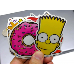 Stickers Calcomanias Los Simpsons Pack 50 Unidades