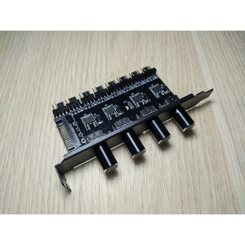 Hub Controladora Velocidad Fans Pc Sata, 4 Canales Hub Controladora Velocidad Fans Pc Sata, 4 Canales