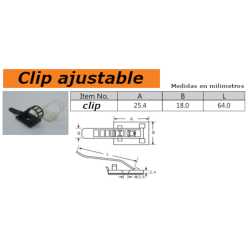Clips Organizador De Cables Ajustable X 10 Pcs