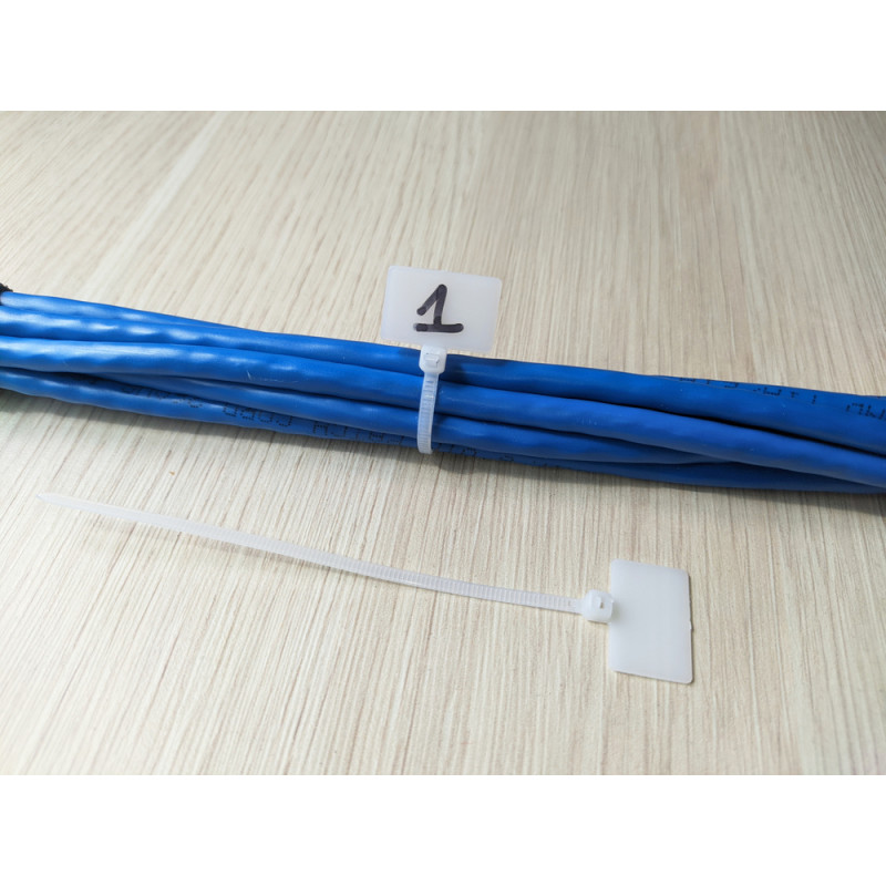 Marquillas Plasticas Organizador Cables X 20 Piezas