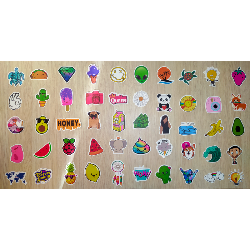 Stickers Calcomanías Cool Girl Pack 50 Unidades, Niñas pack 2