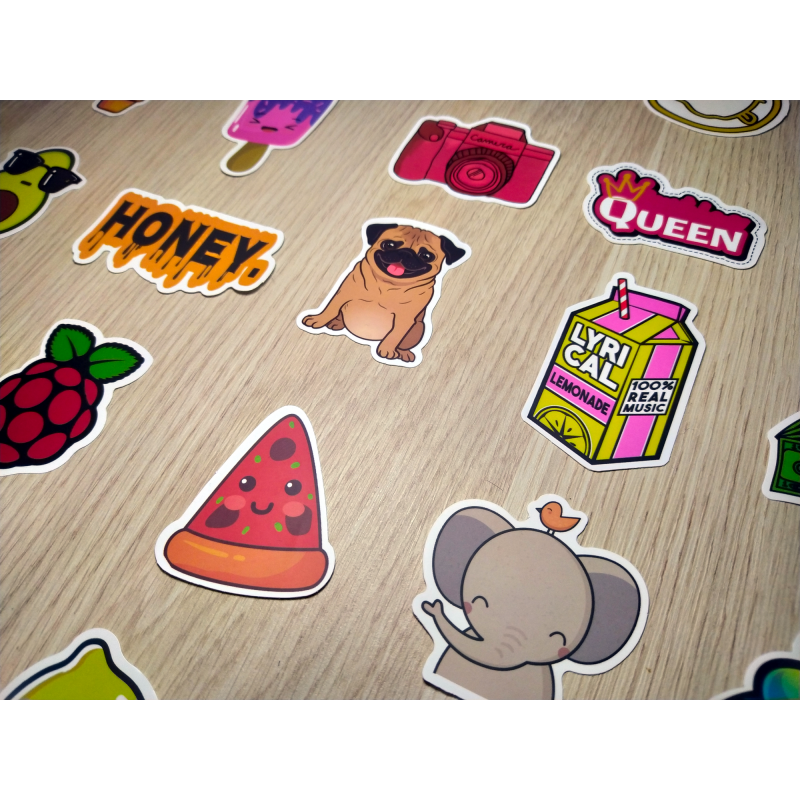 Stickers Calcomanías Cool Girl Pack 50 Unidades, Niñas pack 2