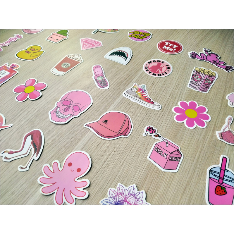copy of Stickers Calcomanías Cool Girl Pack 50 Unidades, Niñas pack 3