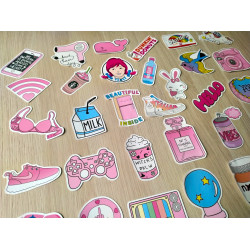 copy of Stickers Calcomanias Cool Girl Pack 50 Unidades, Niñas pack 4