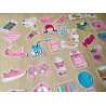 Stickers Calcomanías Cool Girl Pack 50 Unidades, Niñas