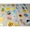 Stickers Calcomanías Cool Girl Pack 50 Unidades, Niñas pack 5