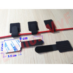 Cinta Velcro adhesivo Organizador Cables X 10 Und