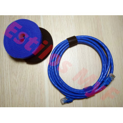 Velcro adhesivo rollo 5 metros organizador reutilizable