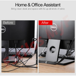 Organizador Cables Velcro adhesivo rollo 5 metros Organizador Cables Velcro adhesivo rollo 5 metros