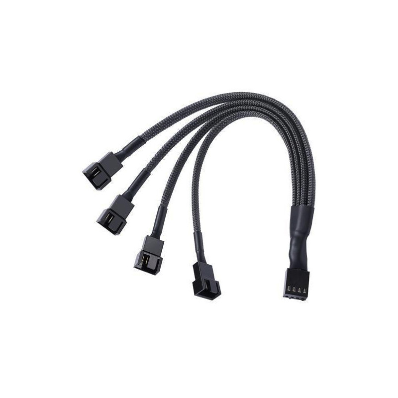 Cable hub PWM 4 Pines Splitter Cooler Para 4 Ventiladores Cable hub PWM 4 Pines Splitter Cooler Para 4 Ventiladores
